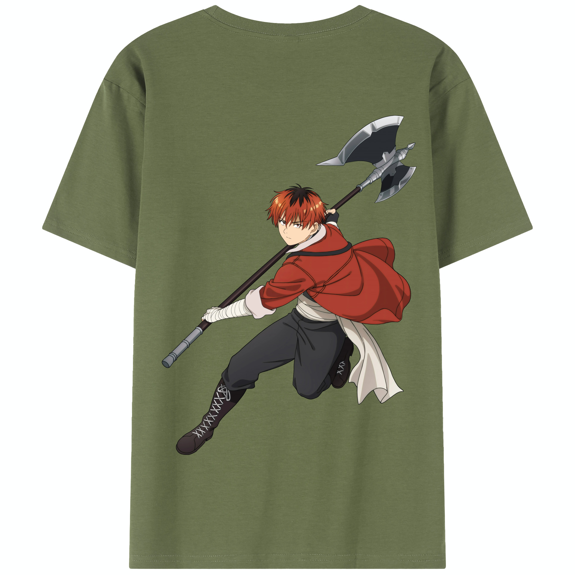 （画像用） 葬送のフリーレン Frieren 綿100％半袖Tシャツ（背面プリント）